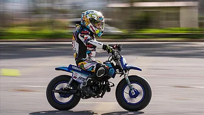 Minik Pars'ın 'otoparklardan şampiyonluğa' motosiklet yolculuğu
