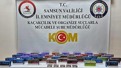 Samsun'da kaçakçılık operasyonu: 432 paket kaçak tütün ele geçirildi