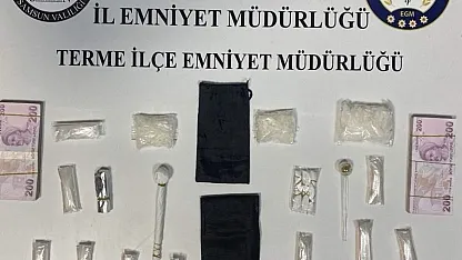 Terme'de uyuşturucu operasyonu: 2 şüpheli gözaltında