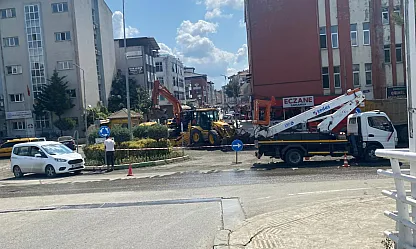 Çarşamba'nın Doğu Yakası'nda altyapı çalışmaları sürüyor