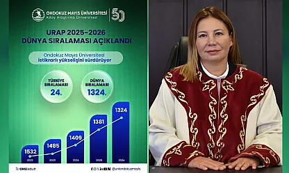 OMÜ dünya üniversiteleri sıralamasında yükselişini sürdürüyor