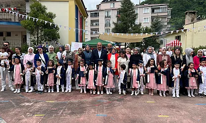 Salıpazarı Anaokulunda mezuniyet heyecanı