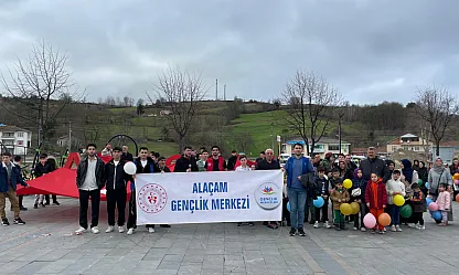 Samsun Alaçam'da ramazan alayı düzenlendi!