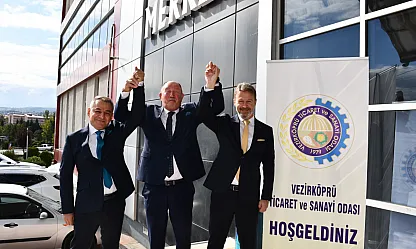 Vezirköprü TSO'da seçim heyecanı sona erdi: Yeni başkan Dursun Atak