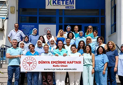 Bafra'da anne sütüne dikkat çekildi: İlk 6 ay vurgusu