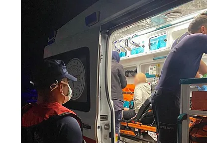 Gemide rahatsızlanan vatandaşa tıbbi tahliye