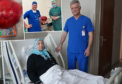 Görenler kilo aldı sandı, karnından 10,5 kiloluk dev kitle çıkarıldı