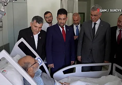 Sağlık Bakanı Kemal Memişoğlu Şam Kalp Hastanesini ziyaret etti