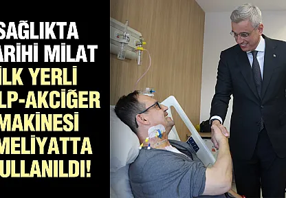 Sağlık Bakanı Memişoğlu: 'Yerli kalp-akciğer makinesini ilk kez bir hastada kullandık'