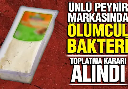 Ünlü peynir markasında 'listeria' skandalı