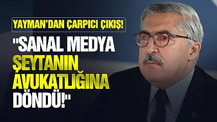 AK Parti'li Yayman'dan dikkat çeken açıklamalar!