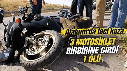 Atakum'da 3 aracın karıştığı zincirleme kazada 1 ölü, 1 yaralı