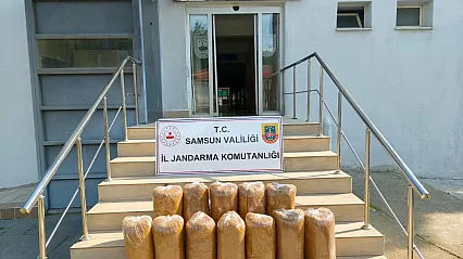 Atakum'da 60 kilo kaçak tütün ele geçirildi