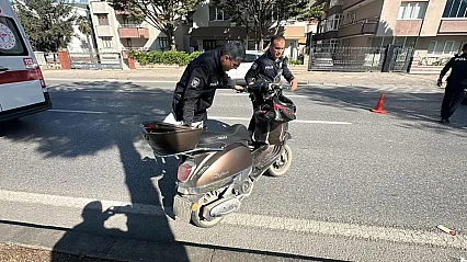Atakum'da otomobil ile motosiklet çarpıştı: 1 yaralı