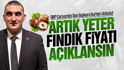 Burhan Akbulut: Üretici belirsizlik içinde bırakıldı