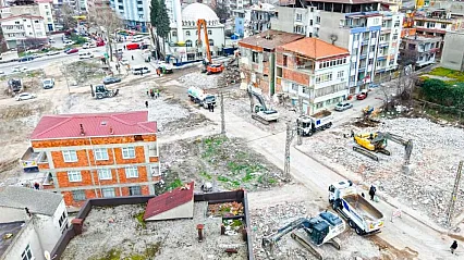 Canik'te yatırımlar sürüyor: 150 milyon liralık beton yol çalışması