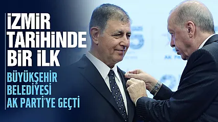 Cemil Tugay AK Parti'ye katıldı Erdoğan rozetini taktı