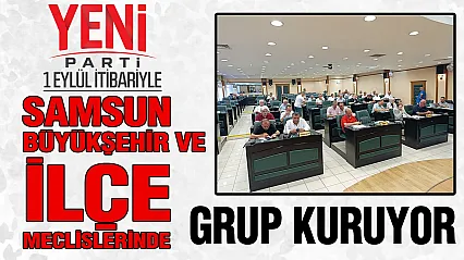 CHP'den istifalar sonrası flaş gelişme YENİ Parti Samsun meclislerinde
