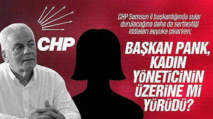 CHP Samsun'da il baskanı Mehmet Pank Karar defterini saklıyor iddiası