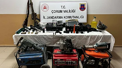 Çorum'da yasa dışı kazı yapan 5 şahıs tutuklandı