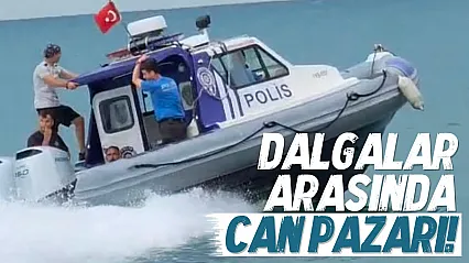 Denizde mahsur kalan vatandaş ekipler tarafından kurtarıldı