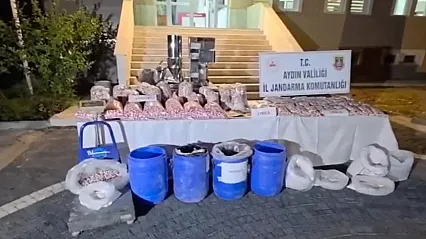 Didim'de 100 milyon liralık dev uyuşturucu operasyonu