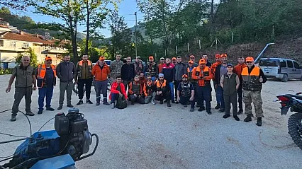 Düzce'de yaban domuzlarına karşı sürek avı başlatıldı