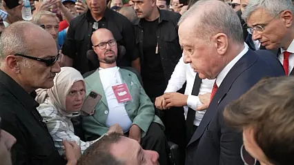Erdoğan'dan Samsun'da duygulandıran jest