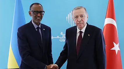 Erdoğan, Ruanda Cumhurbaşkanı Kagame ile Görüştü