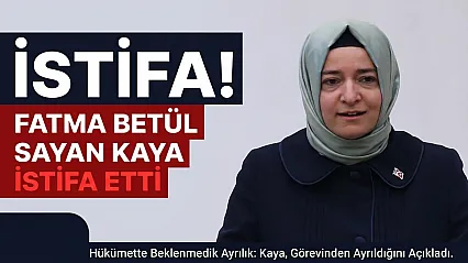 Fatma Betül Sayan Kaya AKP'deki görevlerinden istifa etti