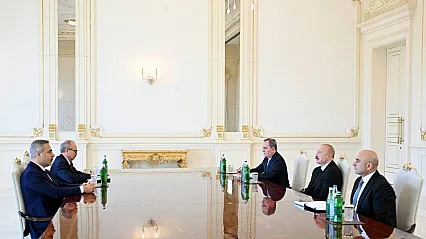 Fidan'dan Bakü'de Aliyev'e ziyaret