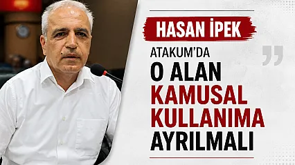 Hasan İpek'ten Atakum'da 68 dönümlük arazi tepkisi