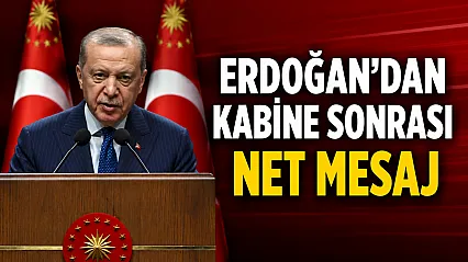 Kabine Toplantısı Sonrası Cumhurbaşkanı Erdoğan'dan Sert Tepki