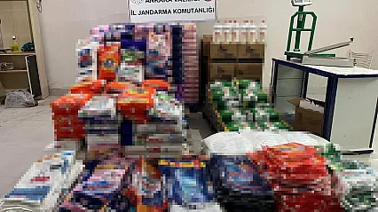 Kaçak deterjan operasyonu