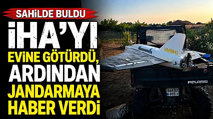 Karasu sahiline vuran İHA ekipleri harekete geçirdi