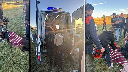 Kars'ta tartışıp evden çıkan kayıp kadın tarlada bilinci kapalı bulundu