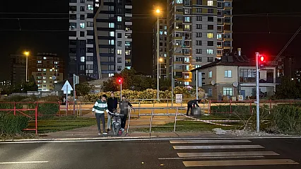 Kayseri'de motosiklet tramvayla çarpıştı: 1 yaralı