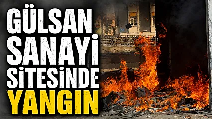 Kentsel dönüşüm alanındaki boş dükkanda alevler yükseldi