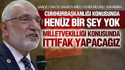 Mehmet Karaman, 'Yeni yol grubundaki partiler ittifaka dahil olacak'