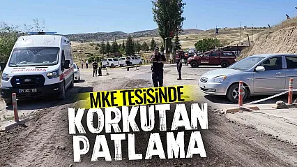 Mühimmat Tesisinde korkutan patlama