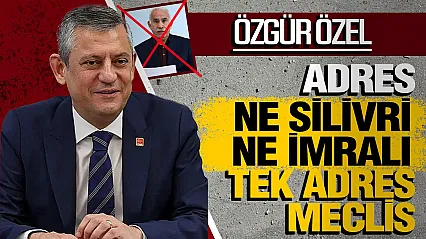 Öcalan'ın demokrasi yolu mesajına Özgür Özel'den net tavır