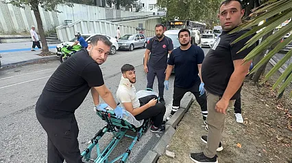 Önündeki araca çarpmamak isterken kazaya neden oldu
