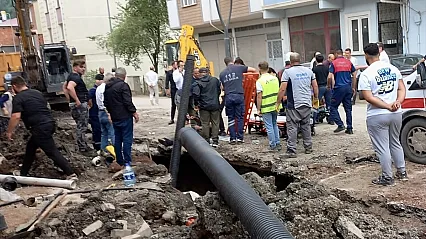 Ordu'da altyapı çalışmasında göçük: 2 işçi yaralandı