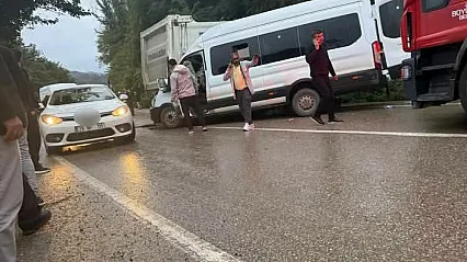 Ordu'da feci kaza: 1 ölü, 18'i öğrenci 23 yaralı