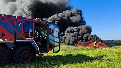 Ordu-Giresun Havalimanı'nda gerçeğini aratmayan uçak kazası tatbikatı