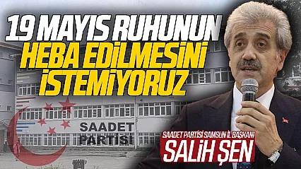 Salih Şen'den 19 Mayıs Lisesi çağrısı, 'Belirsizlik acilen giderilmeli'
