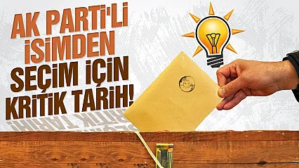 Şamil Tayyar'dan seçim kulislerini hareketlendiren tarih!
