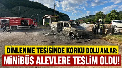 Samsun-Ankara Karayolunda Yangın