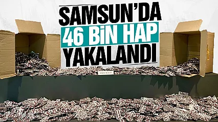Samsun Atakum'da Uyuşturucu Operasyonu, 46 Bin Hap Ele Geçirildi