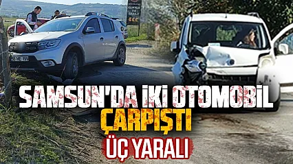 Samsun Bafra'da trafik kazası